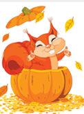 squirrel in pumpking 