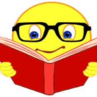 Reading smiley face 