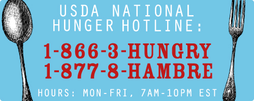 USDA National Hunger Hotline 